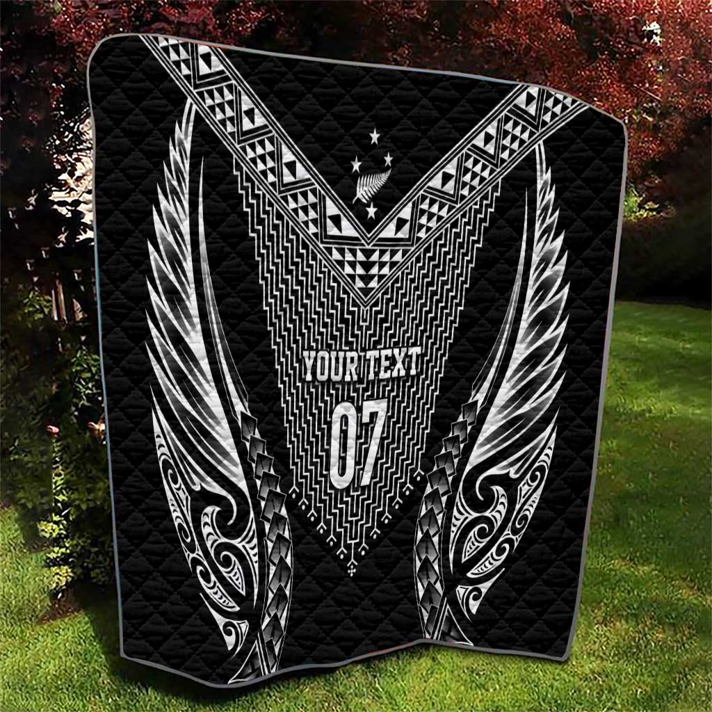 2025 Rugby Championship New Zealand Custom Quilt Poutama Motifs - Aussie Hoodie