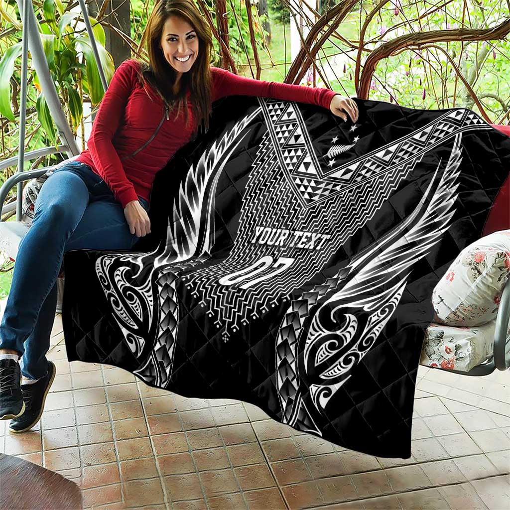2025 Rugby Championship New Zealand Custom Quilt Poutama Motifs - Aussie Hoodie
