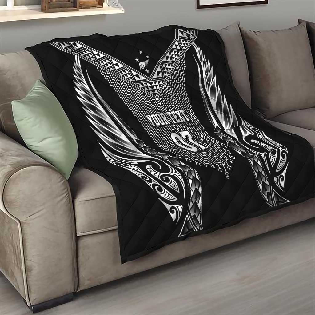 2025 Rugby Championship New Zealand Custom Quilt Poutama Motifs - Aussie Hoodie