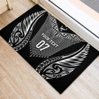2025 Rugby Championship New Zealand Custom Rubber Doormat Poutama Motifs - Aussie Hoodie