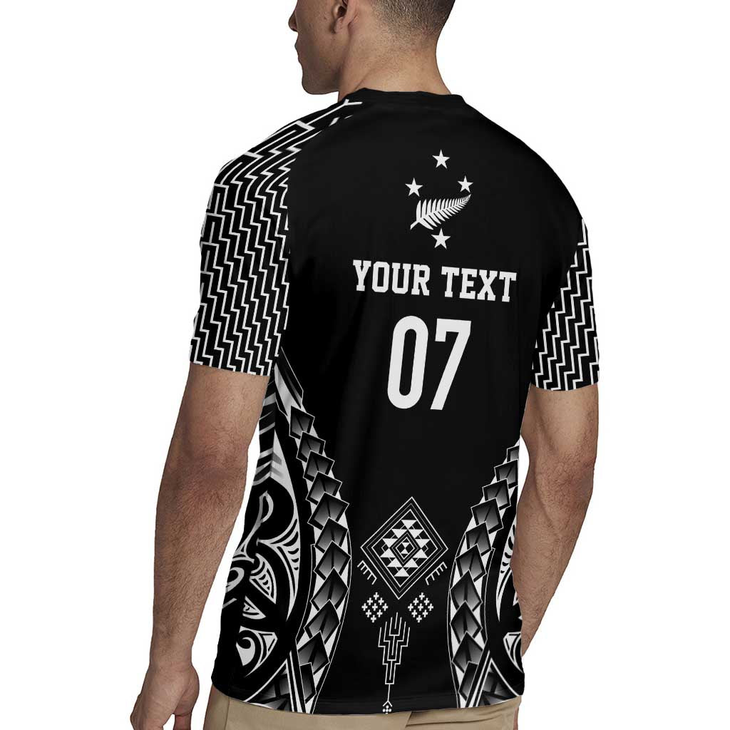 2025 Rugby Championship New Zealand Custom Rugby Jersey Poutama Motifs - Aussie Hoodie