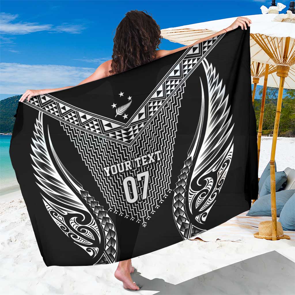 2025 Rugby Championship New Zealand Custom Sarong Poutama Motifs - Aussie Hoodie