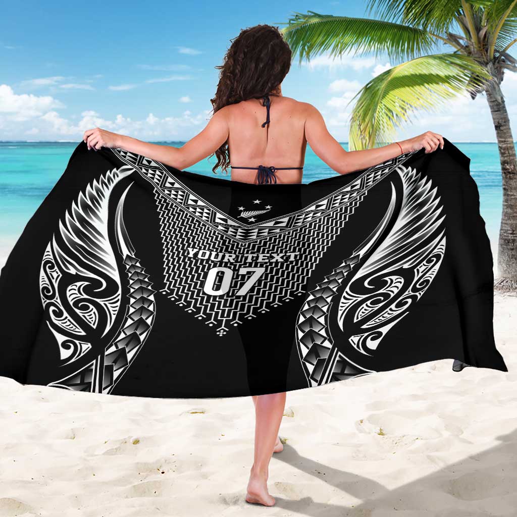 2025 Rugby Championship New Zealand Custom Sarong Poutama Motifs - Aussie Hoodie