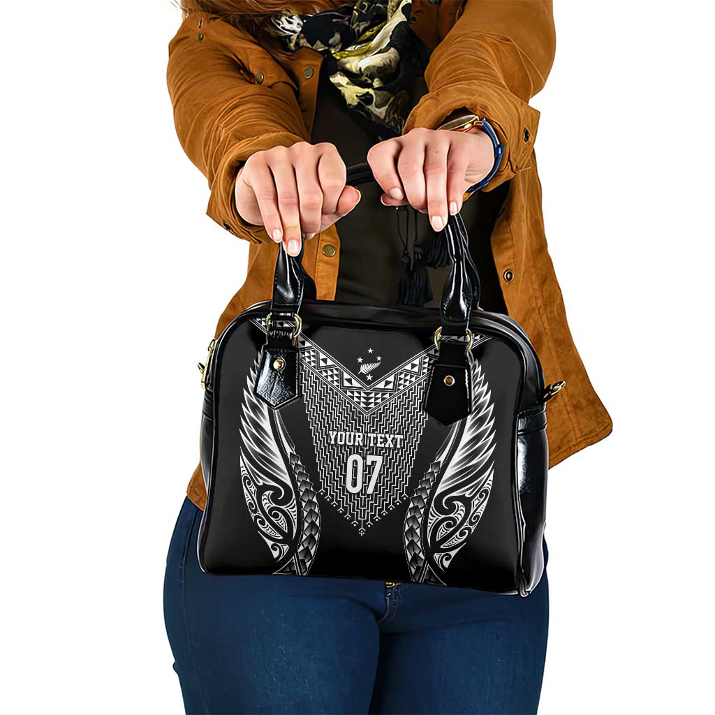 2025 Rugby Championship New Zealand Custom Shoulder Handbag Poutama Motifs - Aussie Hoodie