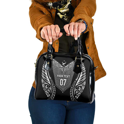 2025 Rugby Championship New Zealand Custom Shoulder Handbag Poutama Motifs - Aussie Hoodie