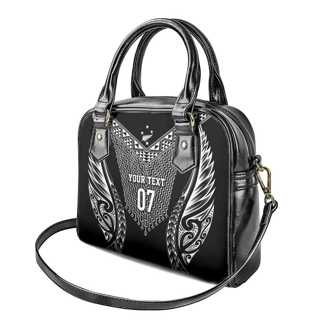 2025 Rugby Championship New Zealand Custom Shoulder Handbag Poutama Motifs - Aussie Hoodie