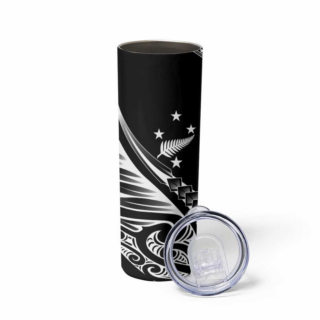 2025 Rugby Championship New Zealand Custom Skinny Tumbler Poutama Motifs - Aussie Hoodie