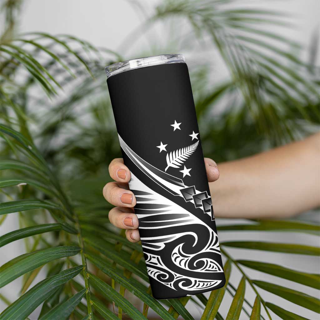 2025 Rugby Championship New Zealand Custom Skinny Tumbler Poutama Motifs - Aussie Hoodie