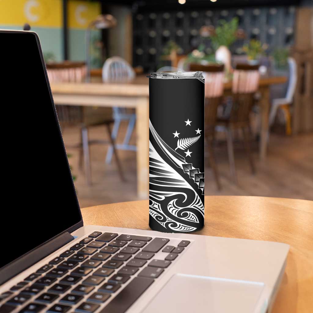 2025 Rugby Championship New Zealand Custom Skinny Tumbler Poutama Motifs - Aussie Hoodie