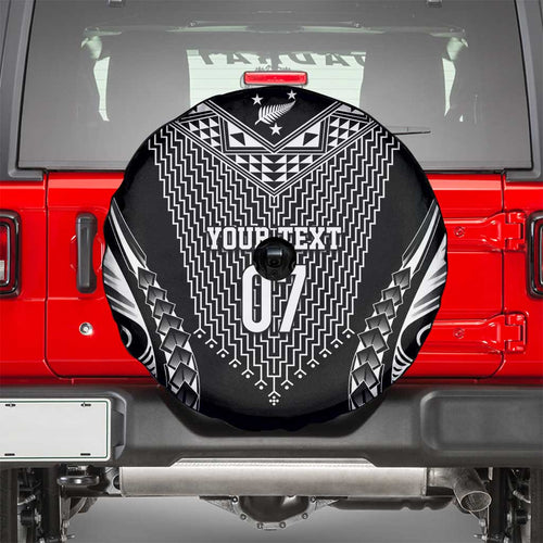 2025 Rugby Championship New Zealand Custom Spare Tire Cover Poutama Motifs - Aussie Hoodie