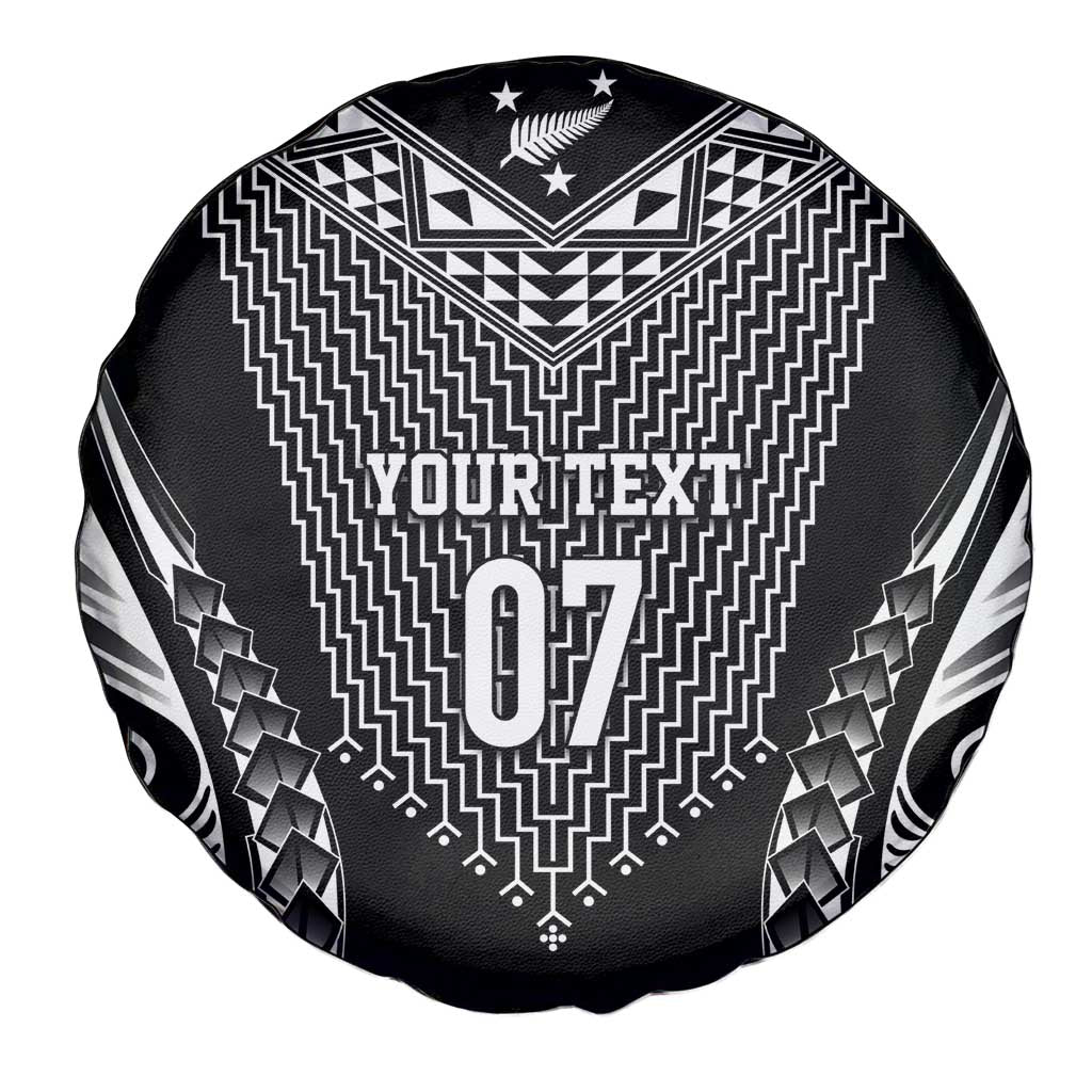 2025 Rugby Championship New Zealand Custom Spare Tire Cover Poutama Motifs - Aussie Hoodie