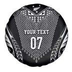 2025 Rugby Championship New Zealand Custom Spare Tire Cover Poutama Motifs - Aussie Hoodie