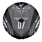 2025 Rugby Championship New Zealand Custom Spare Tire Cover Poutama Motifs - Aussie Hoodie