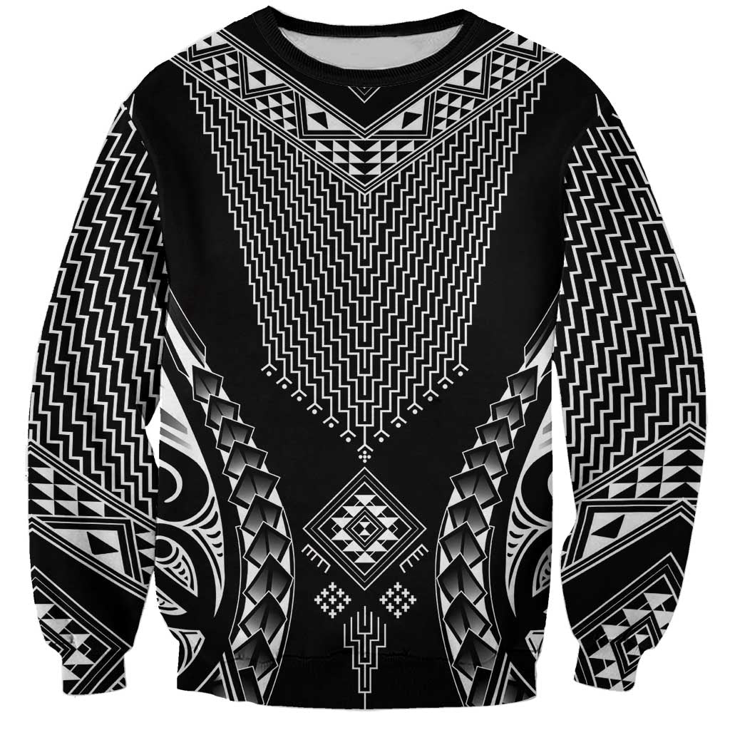 2025 Rugby Championship New Zealand Custom Sweatshirt Poutama Motifs - Aussie Hoodie