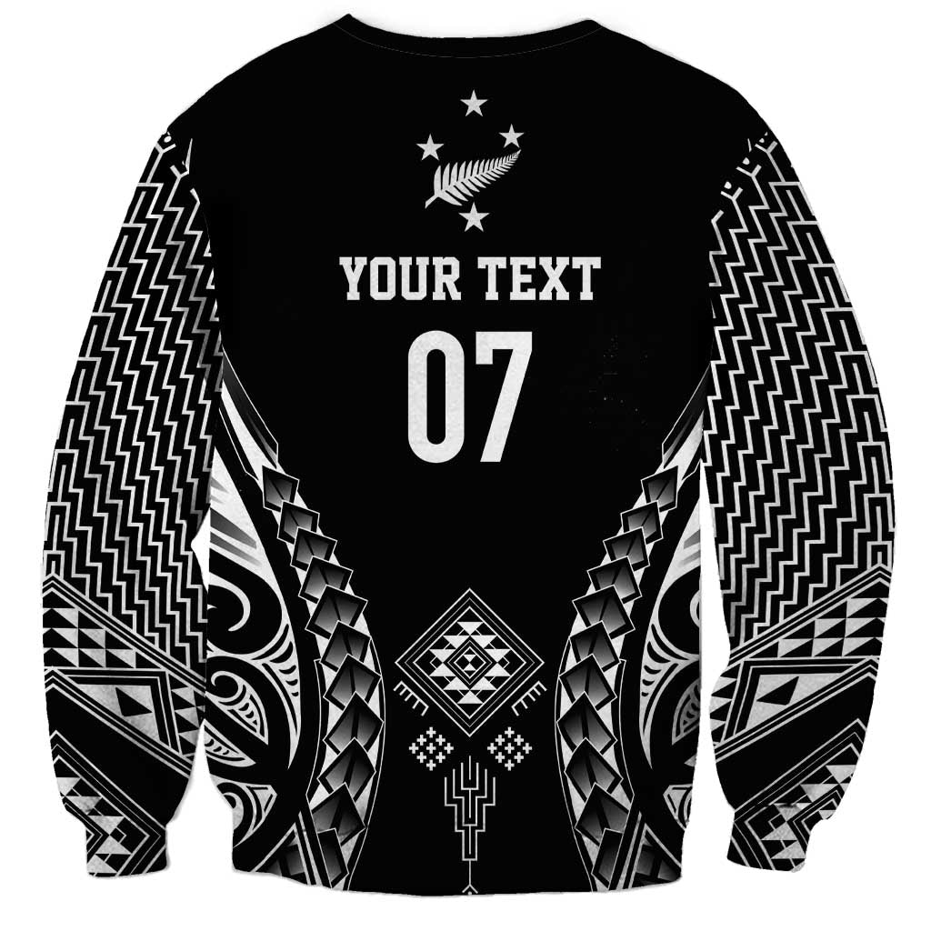 2025 Rugby Championship New Zealand Custom Sweatshirt Poutama Motifs - Aussie Hoodie