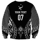 2025 Rugby Championship New Zealand Custom Sweatshirt Poutama Motifs - Aussie Hoodie