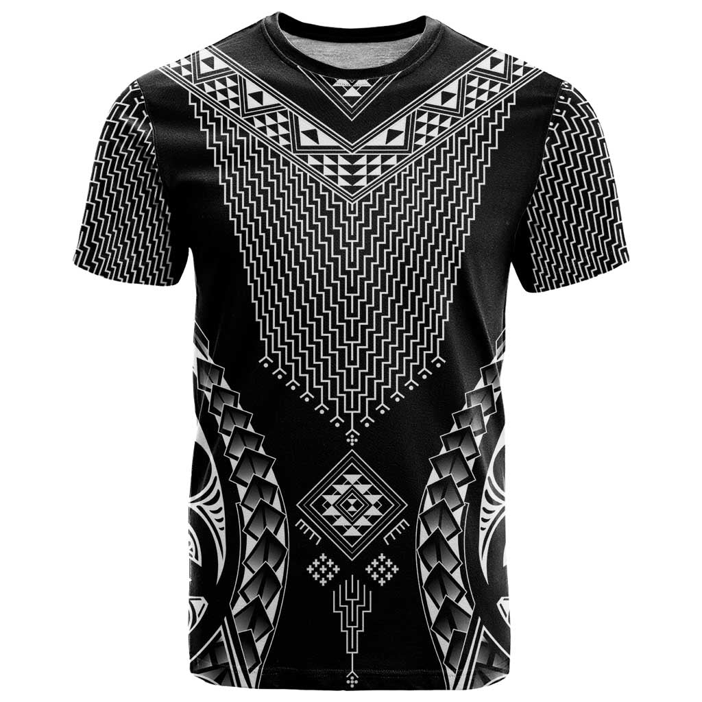 2025 Rugby Championship New Zealand Custom T Shirt Poutama Motifs - Aussie Hoodie