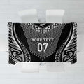 2025 Rugby Championship New Zealand Custom Tablecloth Poutama Motifs - Aussie Hoodie
