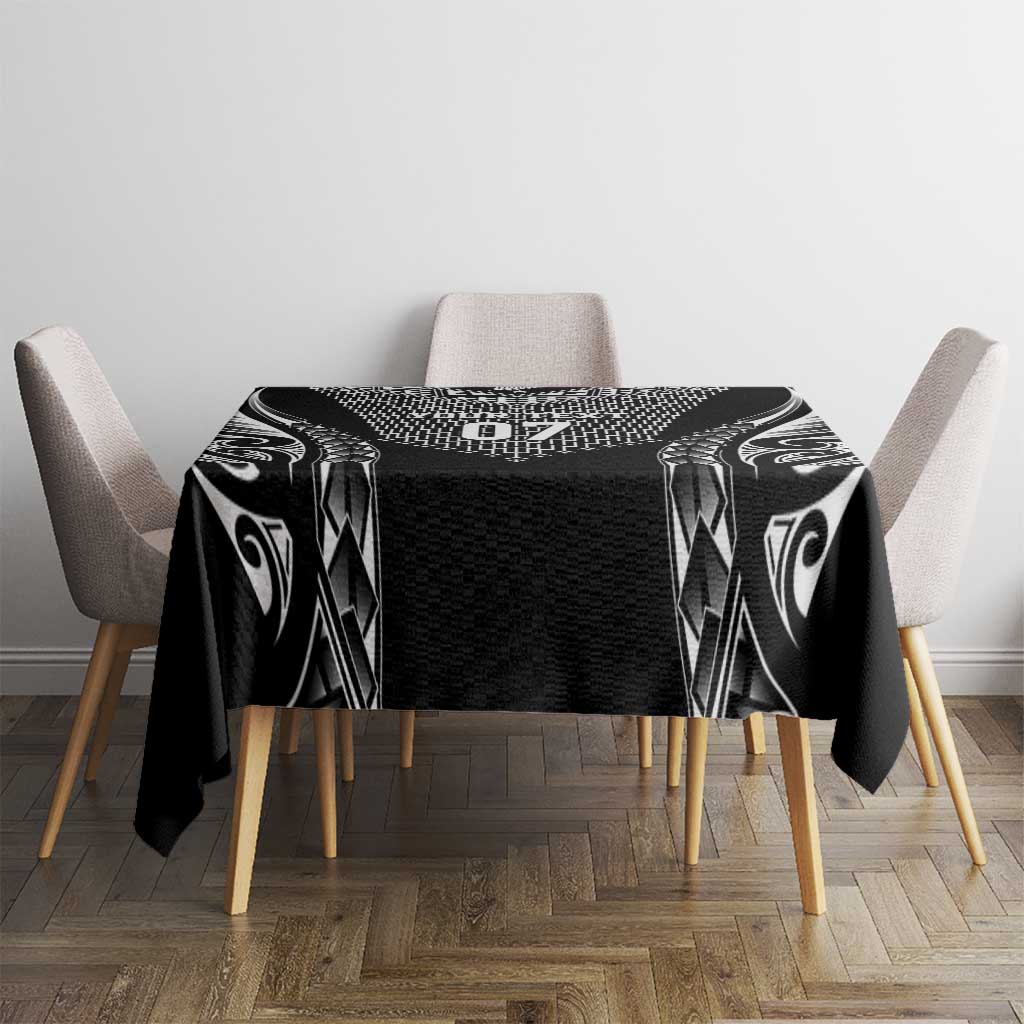 2025 Rugby Championship New Zealand Custom Tablecloth Poutama Motifs - Aussie Hoodie