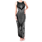 2025 Rugby Championship New Zealand Custom Tank Maxi Dress Poutama Motifs - Aussie Hoodie