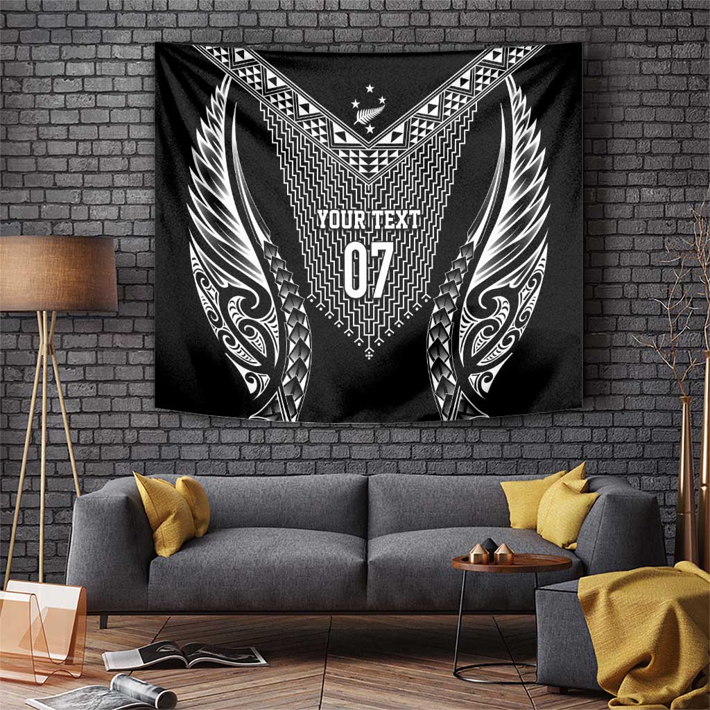 2025 Rugby Championship New Zealand Custom Tapestry Poutama Motifs - Aussie Hoodie