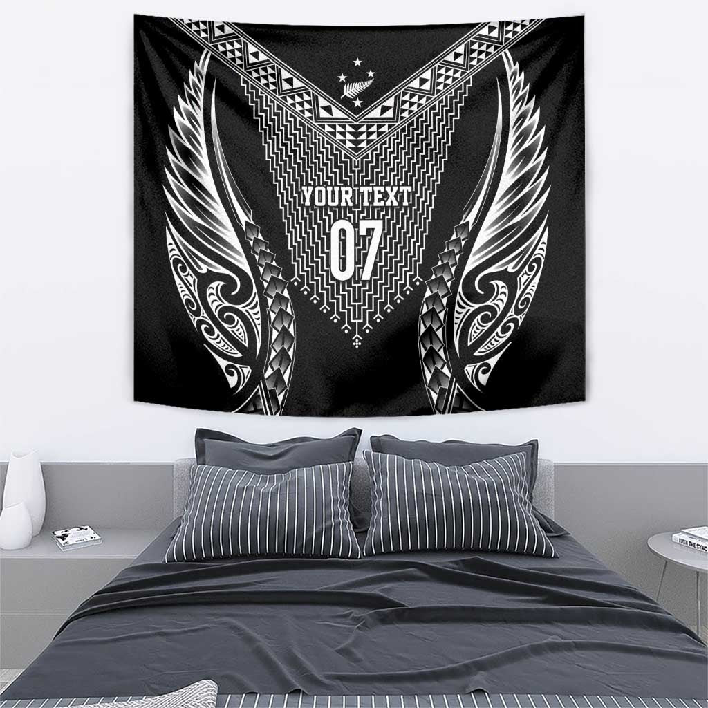 2025 Rugby Championship New Zealand Custom Tapestry Poutama Motifs - Aussie Hoodie
