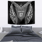 2025 Rugby Championship New Zealand Custom Tapestry Poutama Motifs - Aussie Hoodie