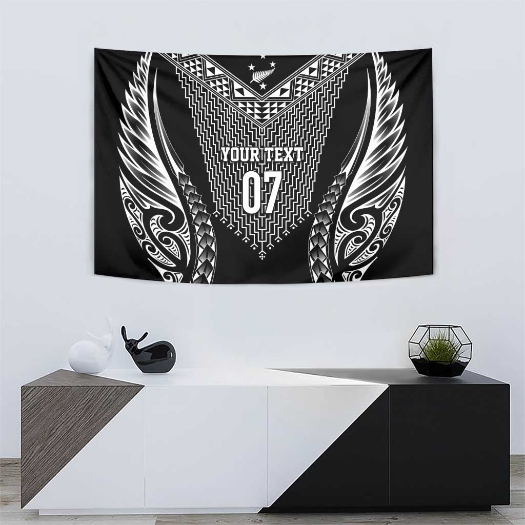 2025 Rugby Championship New Zealand Custom Tapestry Poutama Motifs - Aussie Hoodie
