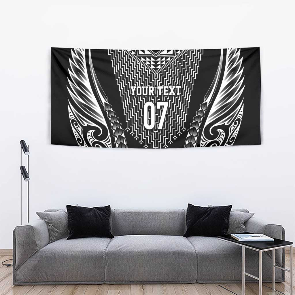 2025 Rugby Championship New Zealand Custom Tapestry Poutama Motifs - Aussie Hoodie