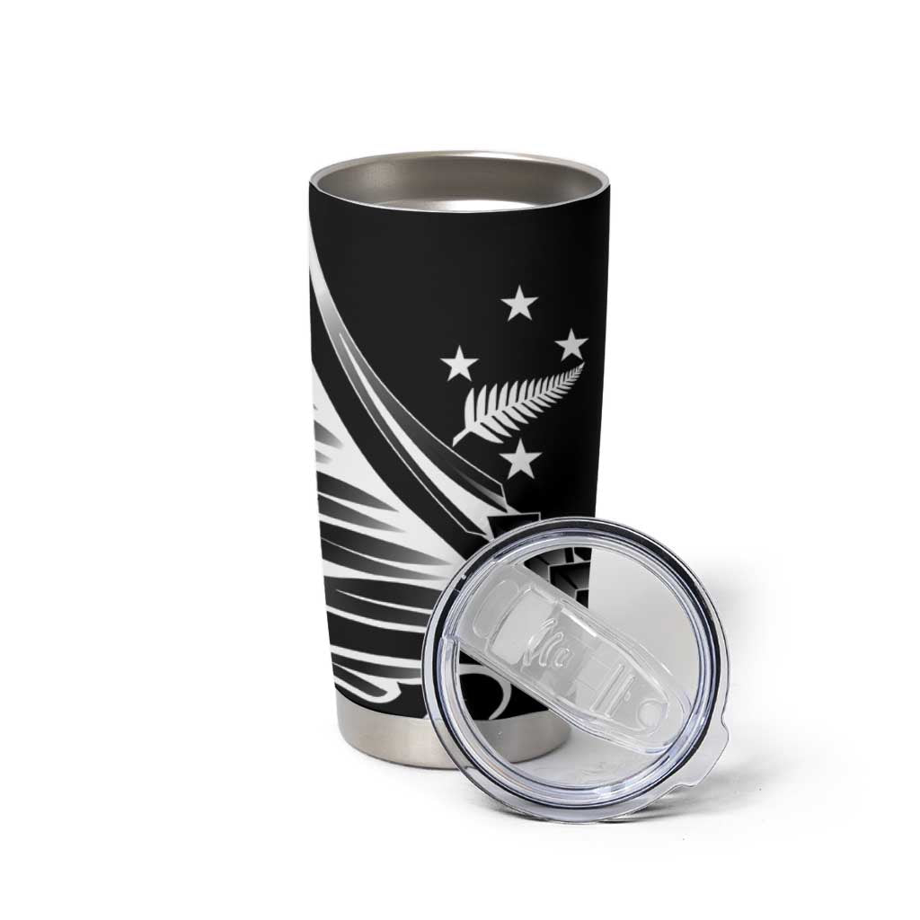 2025 Rugby Championship New Zealand Custom Tumbler Cup Poutama Motifs - Aussie Hoodie