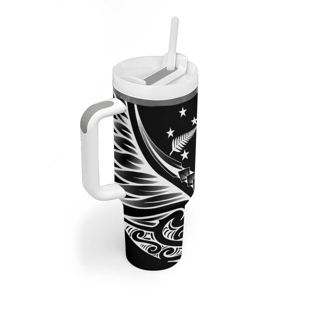 2025 Rugby Championship New Zealand Custom Tumbler With Handle Poutama Motifs - Aussie Hoodie