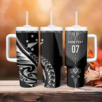 2025 Rugby Championship New Zealand Custom Tumbler With Handle Poutama Motifs - Aussie Hoodie