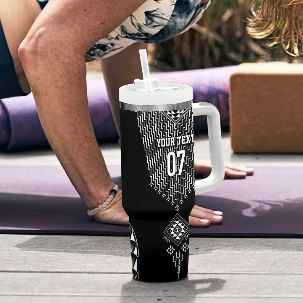 2025 Rugby Championship New Zealand Custom Tumbler With Handle Poutama Motifs - Aussie Hoodie