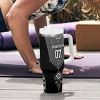 2025 Rugby Championship New Zealand Custom Tumbler With Handle Poutama Motifs - Aussie Hoodie