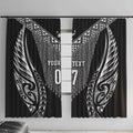 2025 Rugby Championship New Zealand Custom Window Curtain Poutama Motifs - Aussie Hoodie