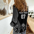2025 Rugby Championship New Zealand Custom Women Casual Shirt Poutama Motifs - Aussie Hoodie