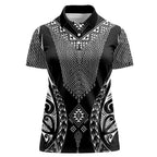 2025 Rugby Championship New Zealand Custom Women Polo Shirt Poutama Motifs - Aussie Hoodie