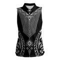 2025 Rugby Championship New Zealand Custom Women Sleeveless Polo Shirt Poutama Motifs - Aussie Hoodie