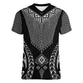 2025 Rugby Championship New Zealand Custom Women V-Neck T-Shirt Poutama Motifs - Aussie Hoodie