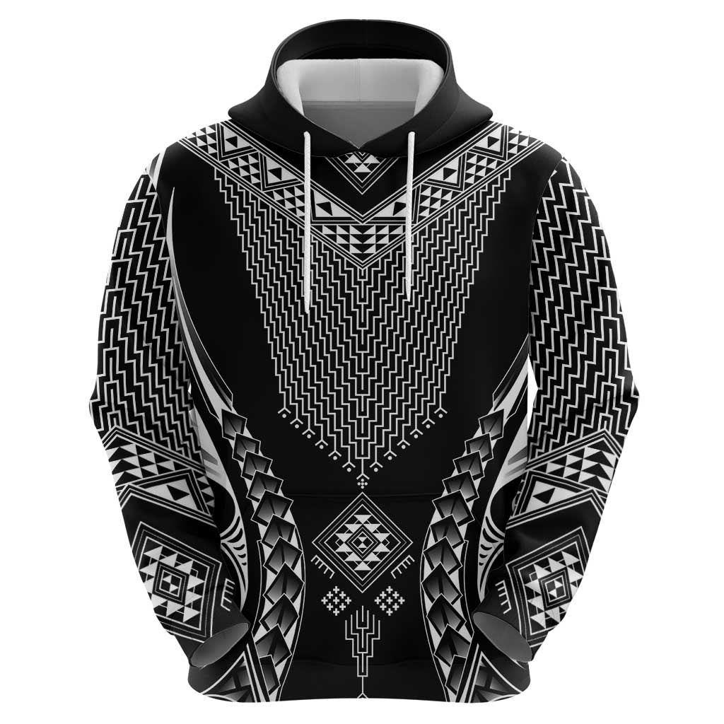 2025 Rugby Championship New Zealand Custom Zip Hoodie Poutama Motifs - Aussie Hoodie