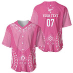 2025 Rugby Championship New Zealand Custom Baseball Jersey Poutama Motifs - Pink Out - Aussie Hoodie