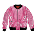 2025 Rugby Championship New Zealand Custom Bomber Jacket Poutama Motifs - Pink Out - Aussie Hoodie