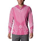 2025 Rugby Championship New Zealand Custom Button Sweatshirt Poutama Motifs - Pink Out - Aussie Hoodie