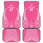 2025 Rugby Championship New Zealand Custom Car Mats Poutama Motifs - Pink Out - Aussie Hoodie
