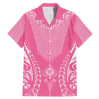 2025 Rugby Championship New Zealand Custom Family Matching Mermaid Dress and Hawaiian Shirt Poutama Motifs - Pink Out - Aussie Hoodie
