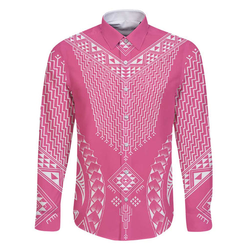 2025 Rugby Championship New Zealand Custom Family Matching Short Sleeve Bodycon Dress and Hawaiian Shirt Poutama Motifs - Pink Out - Aussie Hoodie