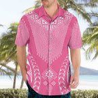 2025 Rugby Championship New Zealand Custom Hawaiian Shirt Poutama Motifs - Pink Out - Aussie Hoodie