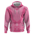 2025 Rugby Championship New Zealand Custom Hoodie Poutama Motifs - Pink Out - Aussie Hoodie