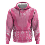 2025 Rugby Championship New Zealand Custom Hoodie Poutama Motifs - Pink Out - Aussie Hoodie