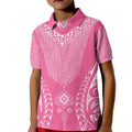 2025 Rugby Championship New Zealand Custom Kid Polo Shirt Poutama Motifs - Pink Out - Aussie Hoodie